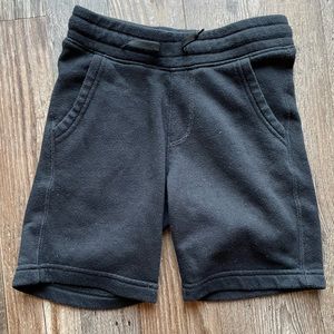 Boys Black Cloth Shorts